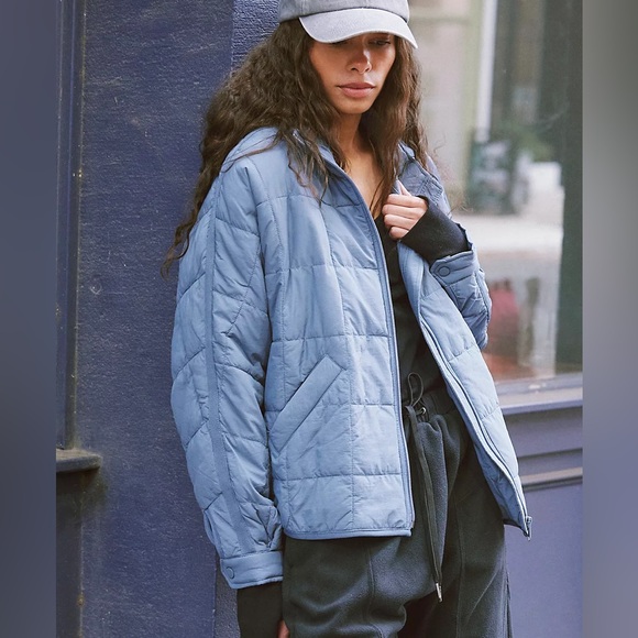 Pippa Packable Puffer Jacket Skyline Medium NWT $198 - Picture 4 of 10